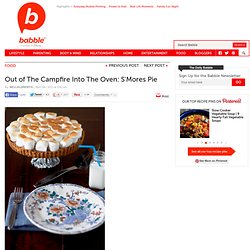 Out of the Campfire, into the Oven: Smores Pie