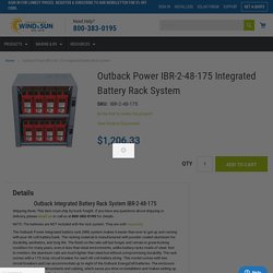 Outback IBR-2-48-175 Battery Rack