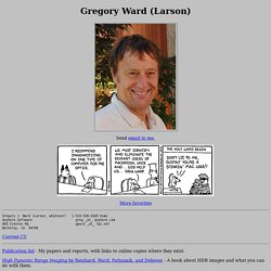 OutBox page for Gregory Ward Larson