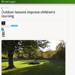 Outdoor lessons improve children's learning