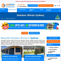 Outdoor Blinds Sydney