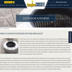 Outdoor Kitchens Rochester NY, Custom Outdoor Kitchen Webster