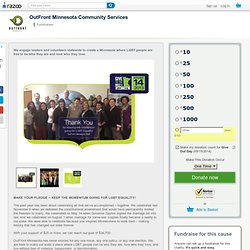 OutFront Minnesota Community Services - Give Out Day