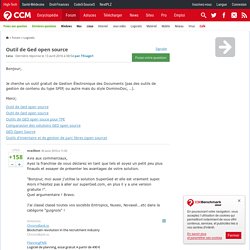 Outil de Ged open source