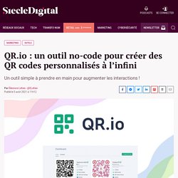 QR.io : un outil no-code pour créer des QR codes personnalisés à l'infini