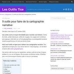 Pas uniquement en HG : Outils cartographie narrative by Les Outils Tice