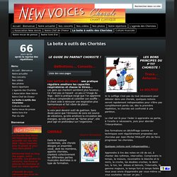 La boite à outils des Choristes - Chorale New Voices