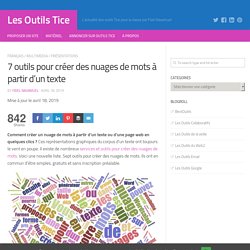 7 outils pour créer des nuages de mots à partir d’un texte