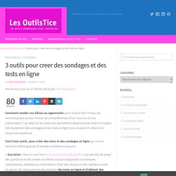 3 outils pour creer des sondages et des tests en ligne