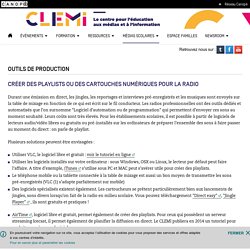 Outils de production - CLEMI