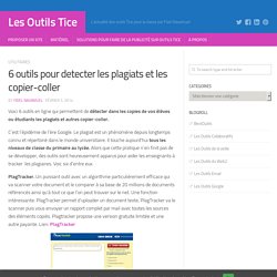 TPE-ECJS 2.5-Six outils pour detecter les plagiats et les copier-coller