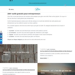 230+ outils gratuits pour entrepreneurs