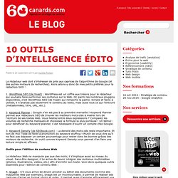 10 outils d'intelligence édito