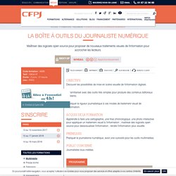 La boîte à outils du journaliste numérique - CFPJ Médias