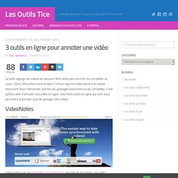 3 outils en ligne pour annoter une vidéo