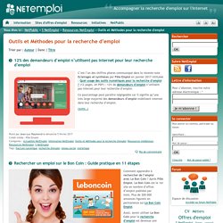 Outils et Méthodes pour la recherche d’emploi