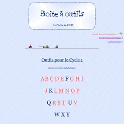 Des outils pour la classe maternelle