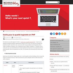 Outils pour la qualité logicielle en PHP