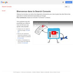 Outils webmasters