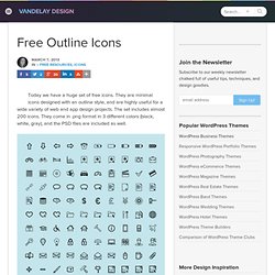 Free Outline Icons