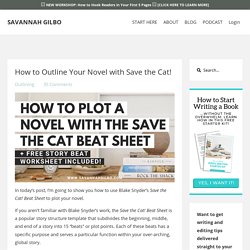 How to Outline Your Novel with the Save the Cat! Beat Sheet