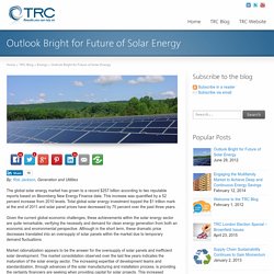 Outlook Bright for the Future of Solar Energy