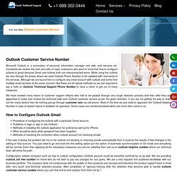 Outlook Customer Service Helpline Toll Free