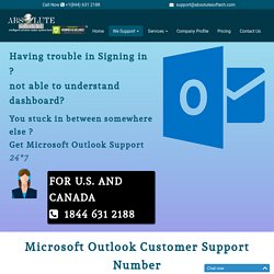 Microsoft Outlook Tech Support {1844-631-2188} Outlook Customer Support