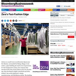 2014 Outlook: Zara's Fashion Supply-Chain Edge