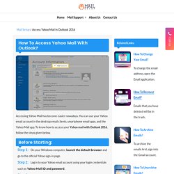 Yahoo Mail With Outlook-Setup Solution With Manual Configuration
