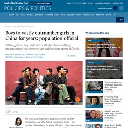 Boys to vastly outnumber girls in China for years: population official