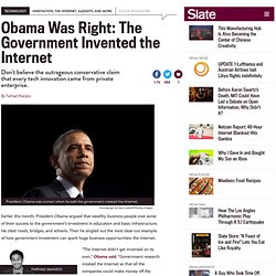 Who invented the Internet?: The outrageous conservative claim that every tech innovation came from private enterprise