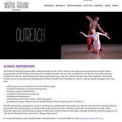 OUTREACH – Martha Graham School