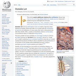 Outsider art - Wikipedia