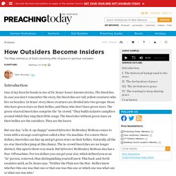 How Outsiders Become Insiders
