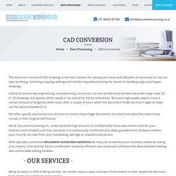 Outsource CAD Conversion Services, CAD Drafting Company