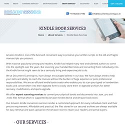 Outsource Kindle Conversion Services, Amazon Kindle Book Creator