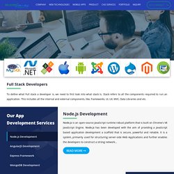 Outsource Full Stack Developers Company - Silicon Valley