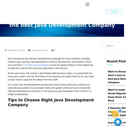 Want to Outsource? Here’s how to hire the Java Development Company