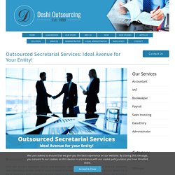 Outsourced Company Secretarial Services to India
