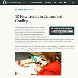 10 New Trends in Outsourced Grading