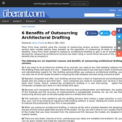 6 Benefits of Outsourcing Architectural Drafting