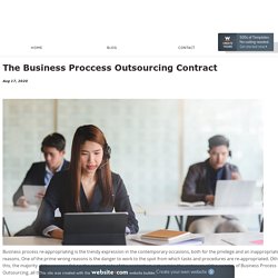 The Business Proccess Outsourcing Contract - bestcallcenter