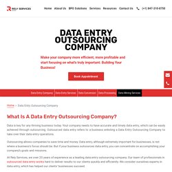 Data Entry Outsourcing Company