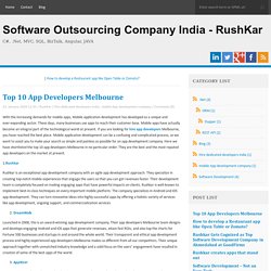 Software Outsourcing Company India - RushKar