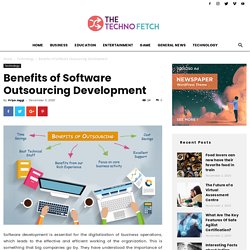 Benefits of Software Outsourcing Development