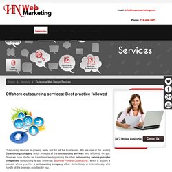 Outsourcing Services Company - Web Design, Developmet, App, Dataentry