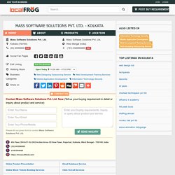 Mass Software Solutions Pvt. Ltd. has been a top web and IT consultancy firm