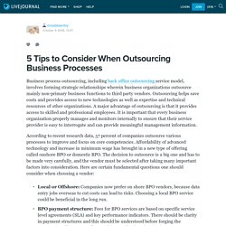 5 Tips to Consider When Outsourcing Business Processes: mosdataentry