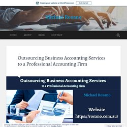 Outsourcing Business Accounting Services to a Professional Accounting Firm